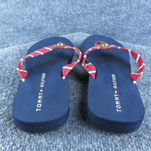 Tommy Hilfiger Twcruzi-x Women Flip Flop Sandal Shoes Sz 11 Medium Red Synthetic - Picture 5 of 9